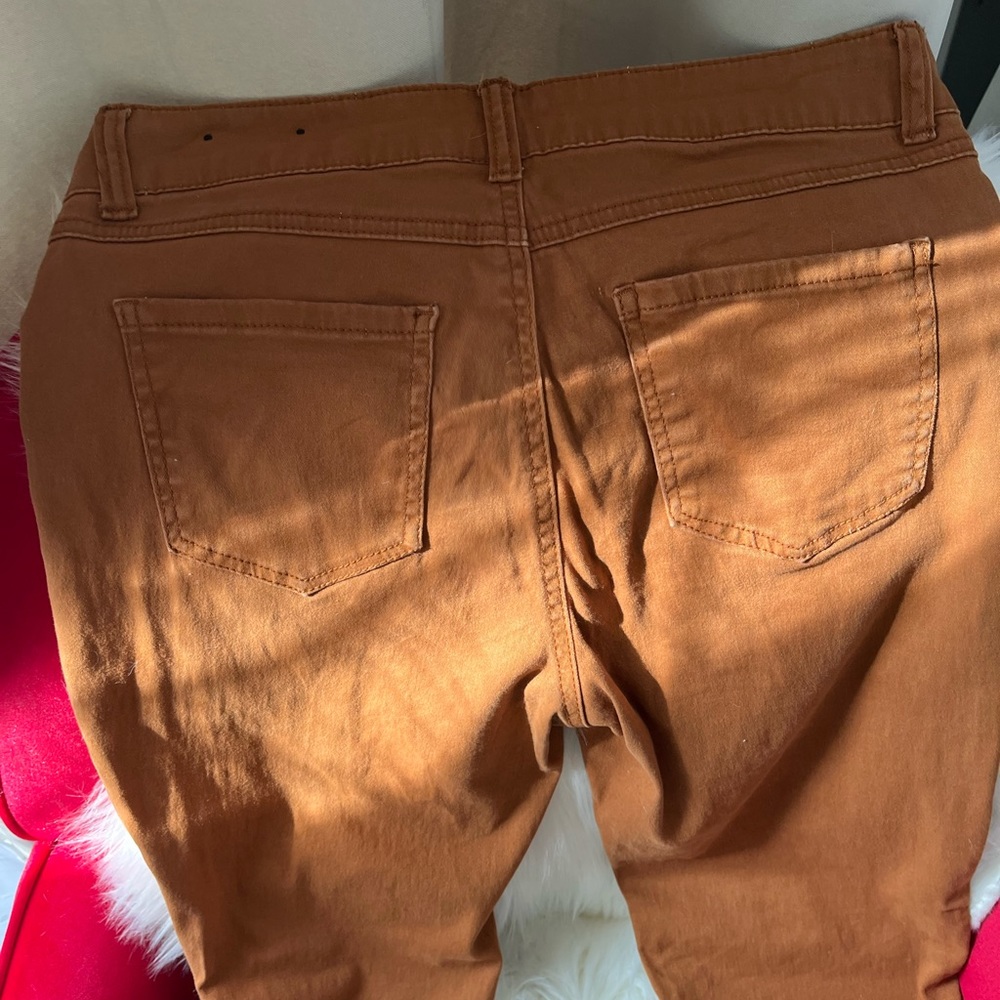 D. Jeans Skinny Rust/Brown Size 8 - Picture 2 of 5